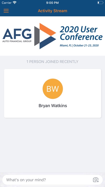 2020 AFG User Conference