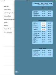 c-17 duty day calc ipad images 3