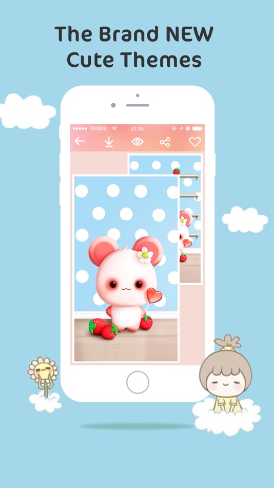 Cute Themes & Wallpapers - 3.8 - (iOS)