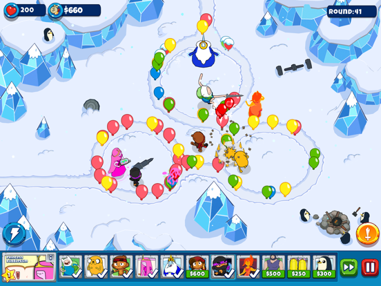 Bloons Adventure Time TD iPad app afbeelding 1