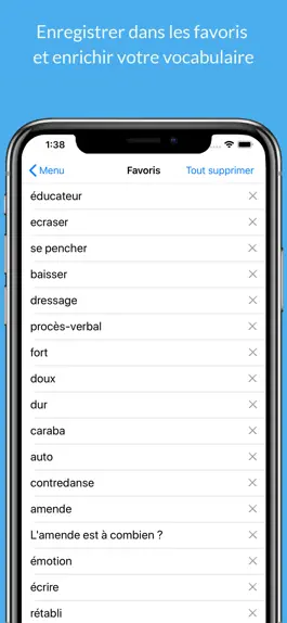 Game screenshot Dictionnaire Français. hack