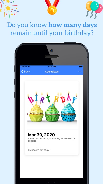 Events Countdown Tracker
