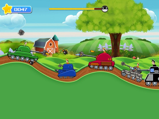 Army Tanks On Hills Mission iPad screenshot