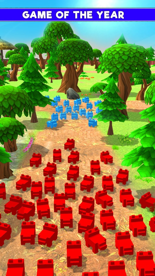 #2. Escaping Crowd City - Run Rush (iOS) Podle: oleg calugher