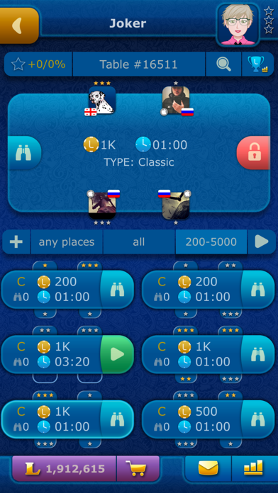 Online Joker LiveGames Screenshot