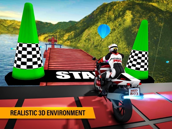 Screenshot #6 pour Crazy 3D Stunt Bike Rider 2020