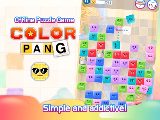 Screenshot #4 pour Color Pang: Simple Tile Puzzle