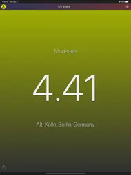 UV Index - App ipad bilder 2