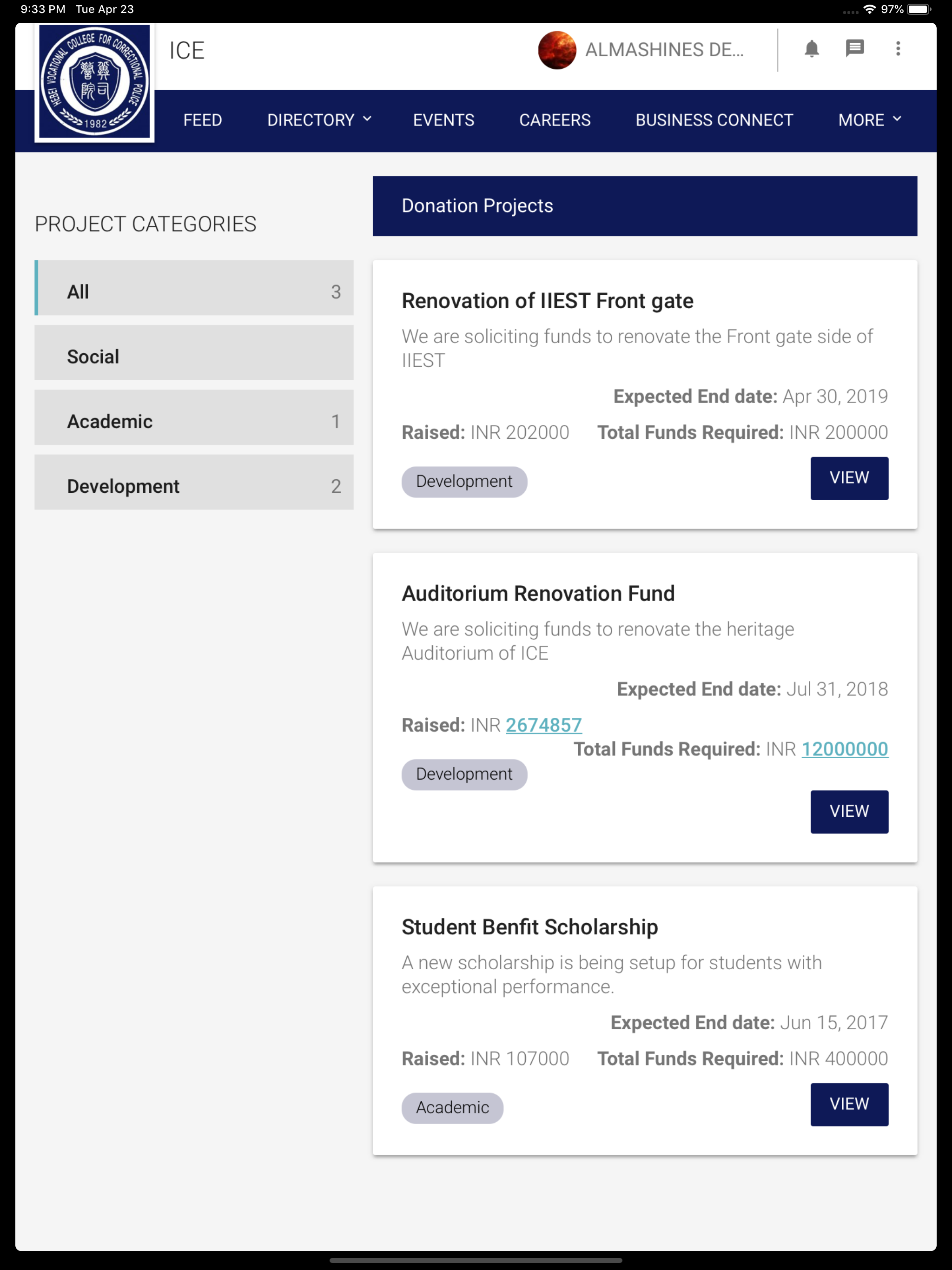 Tapmi Alumni screenshot 8