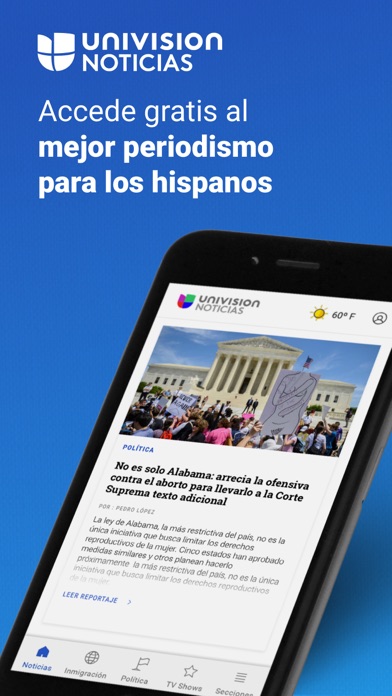 Univision Noticias Screenshot