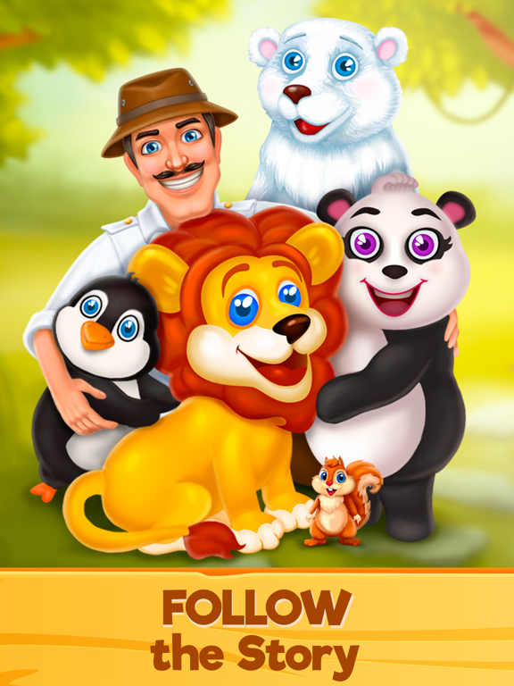 Zoo Rescue: Match 3 & Animals iPad screenshot 5 - Games app