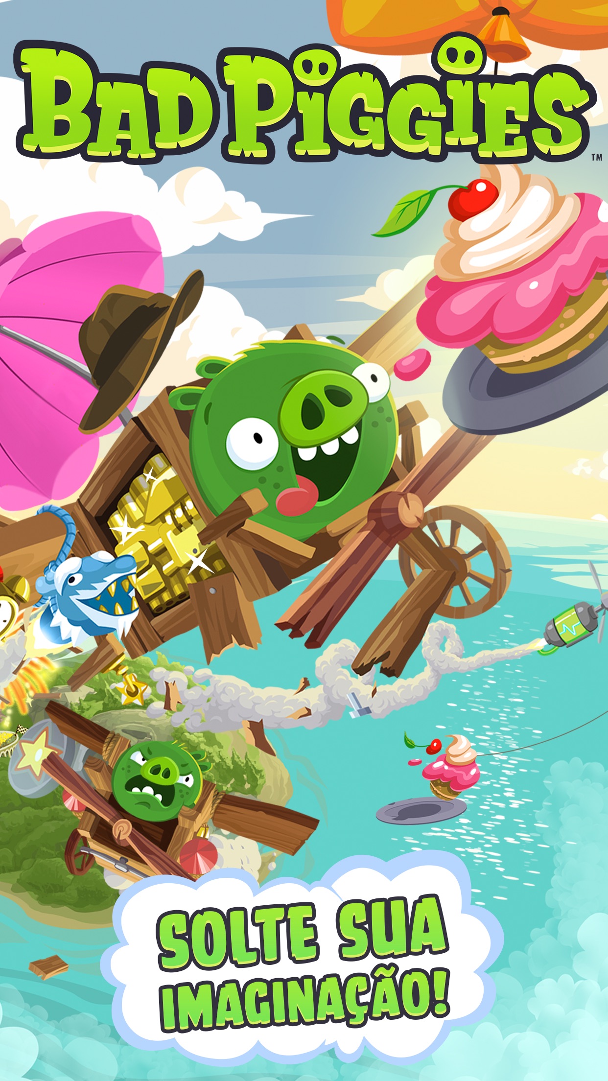 Screenshot do app Bad Piggies