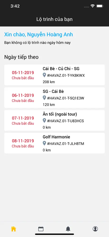 Havaz-Car Rental-App lái xe