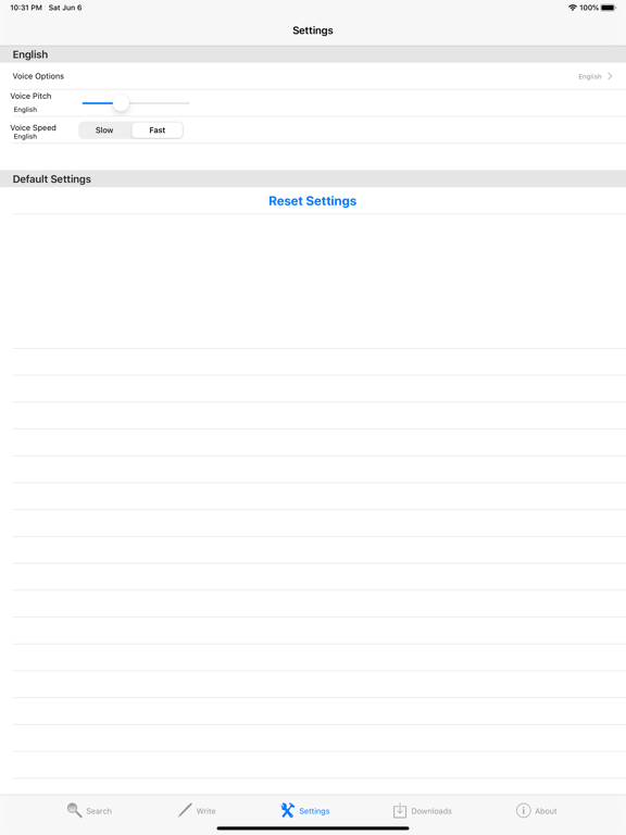 English Audio Dictionary iPad screenshot 4 - Reference app