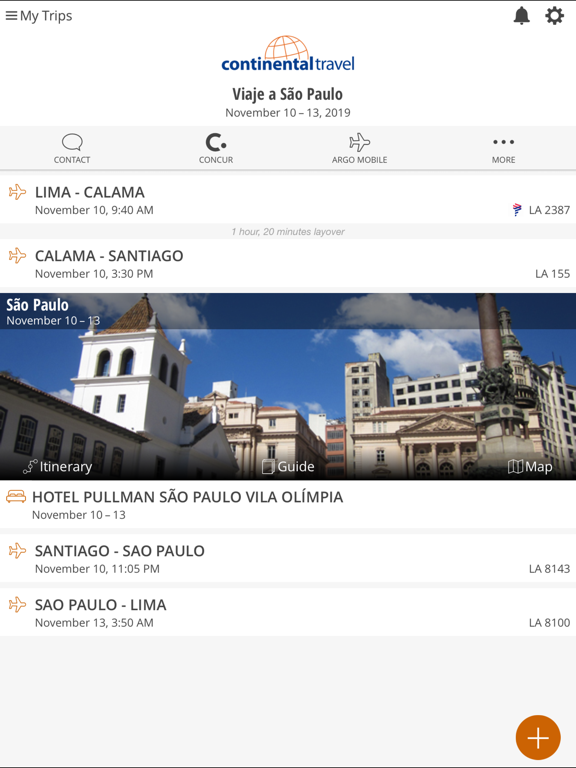 Screenshot #5 pour Continental Travel - CONTI GO