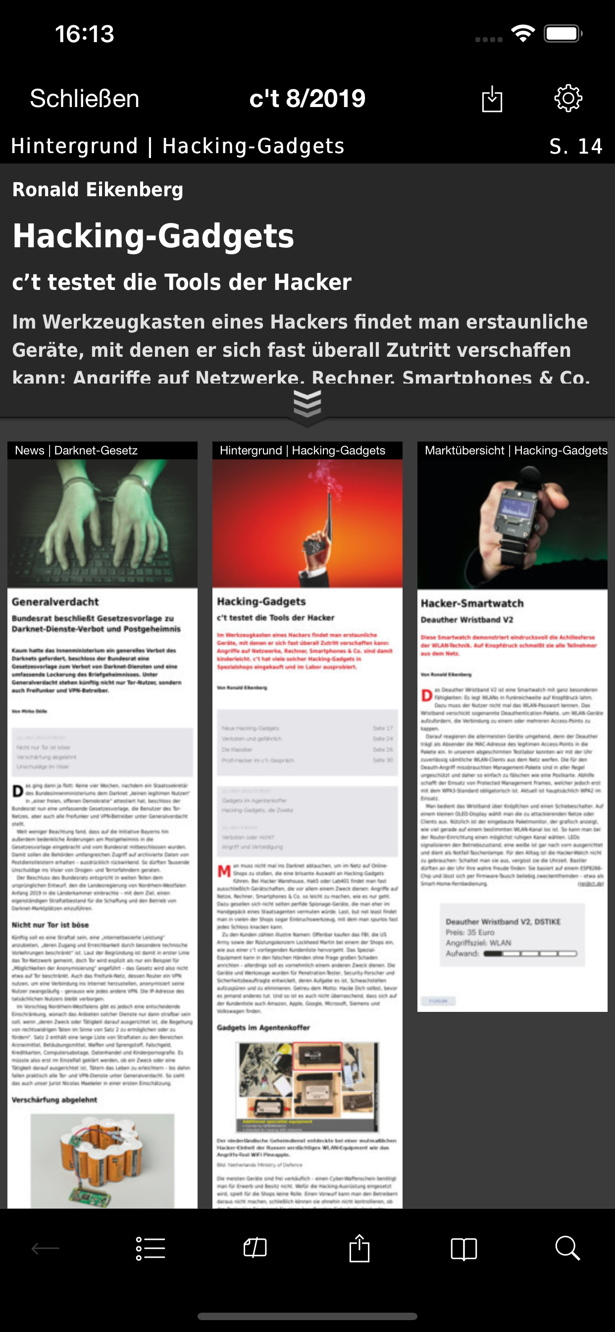 c’t Magazin screenshot 3