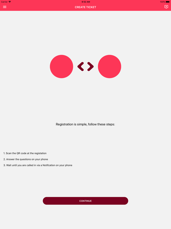Digital-Queue iPad screenshot