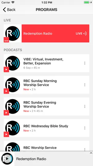 Redemption Radio screenshot 2