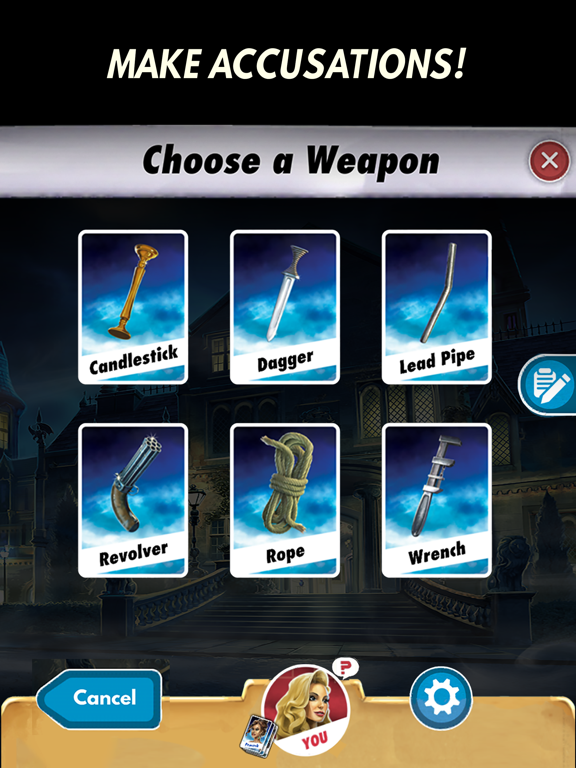 Cluesheet Companion iPad screenshot 6 - Utilities app