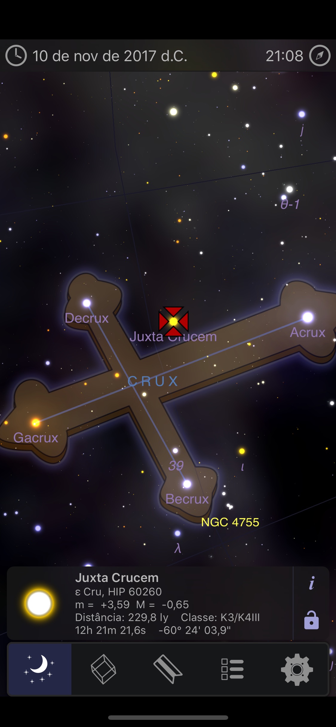 Screenshot do app Astro 3D+
