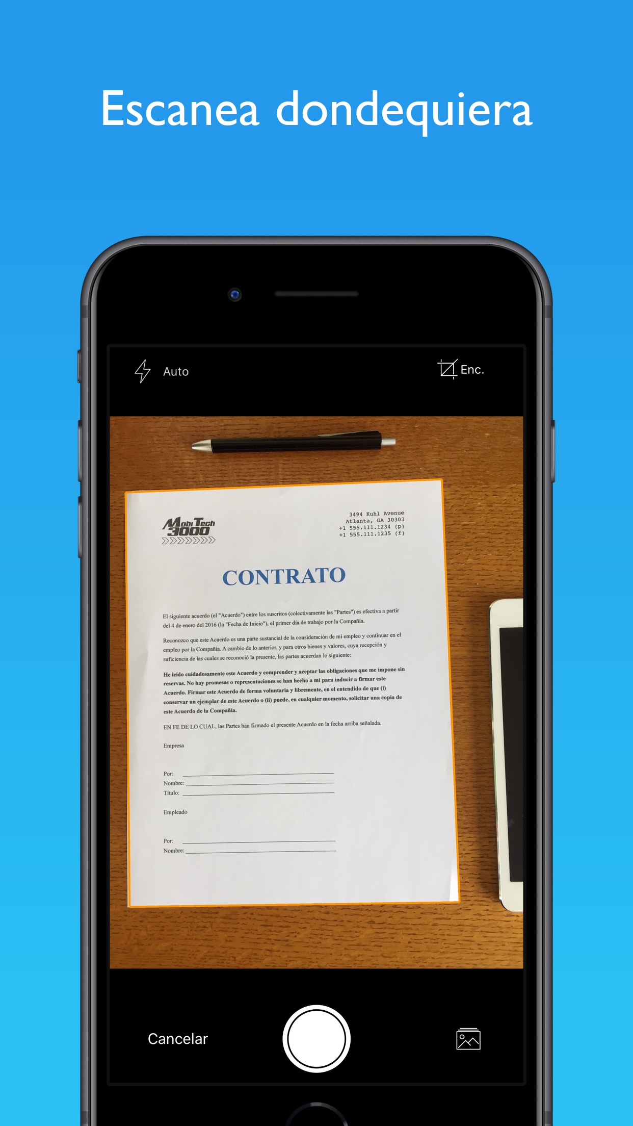 Screenshot 1 of JotNot Escáner Pro