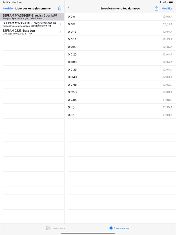 Screenshot #5 pour Sefram Connect