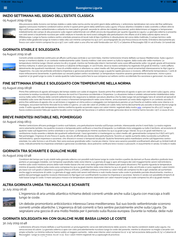 Limet iPad screenshot 4 - Weather app