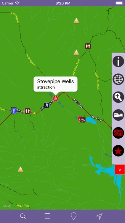 Death Valley National Park GPS