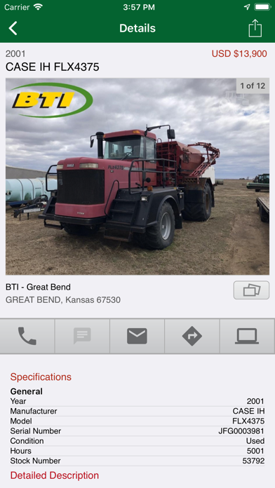 BTI Sales Screenshot