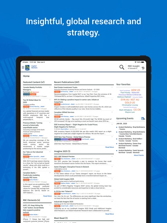 Screenshot #4 pour RBC Insight Research