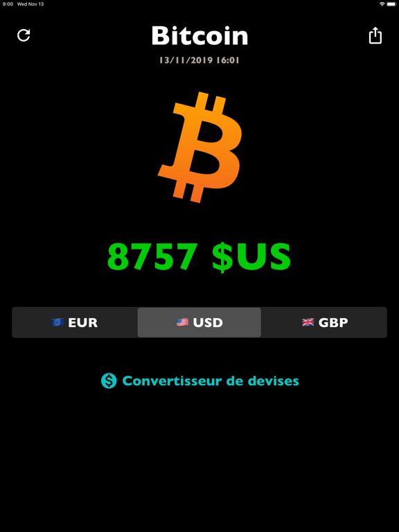 Screenshot #5 pour Bitcoin price BTC Taux de Prix