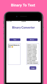 Binary Converter Calculator+ screenshot