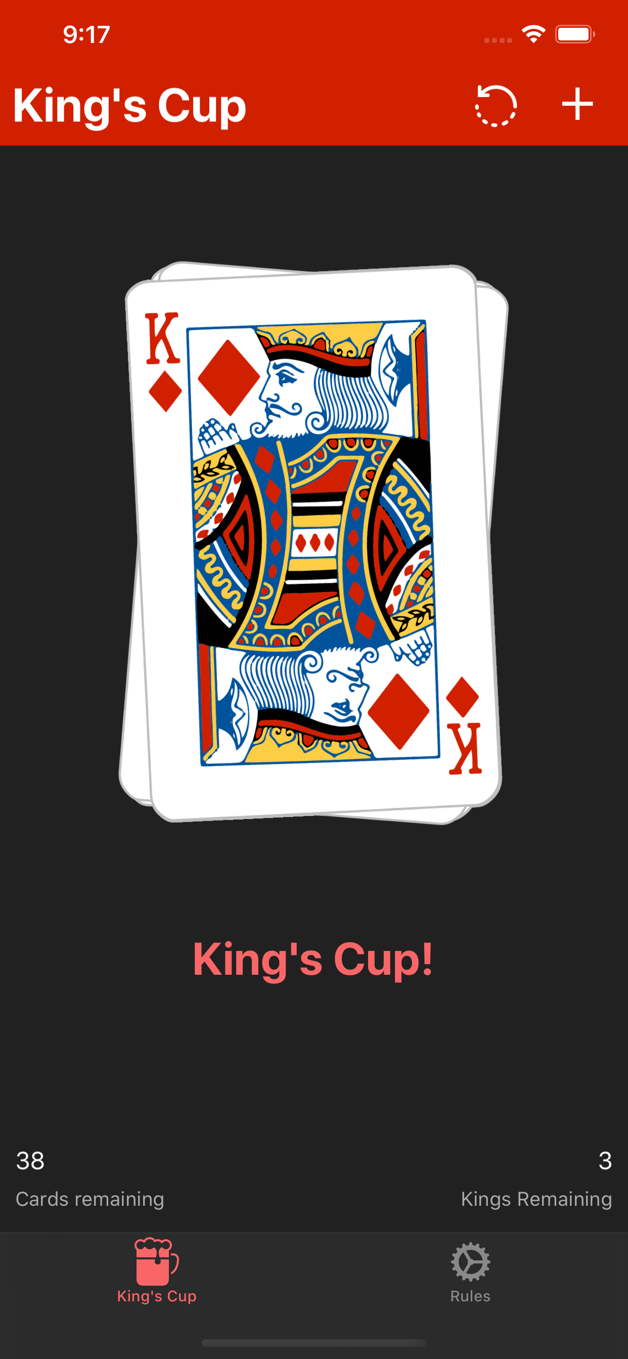 King's Cup - Drinking Game