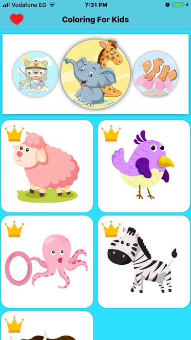 Fun Coloring Pages for Kids iPhone screenshot 9 - Education app