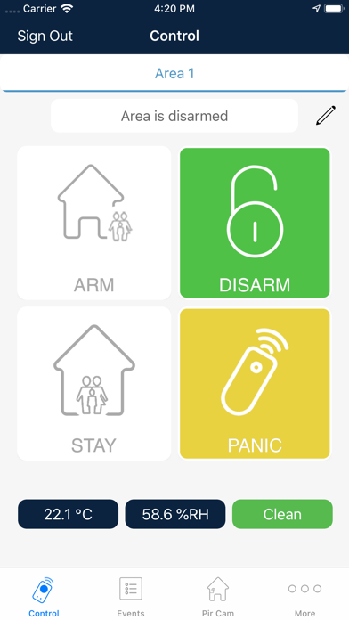 Screenshot #1 pour PUMA SECURITY SYSTEM