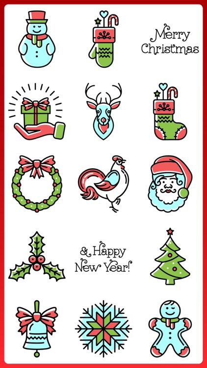 Christmas Elf Stickers Party