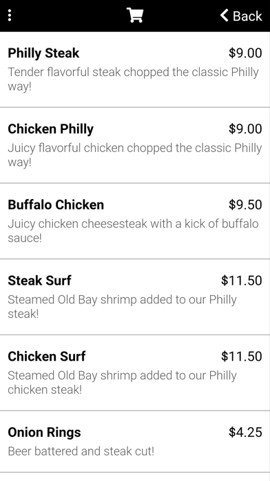 The SteakOut Cheesesteaks screenshot 2