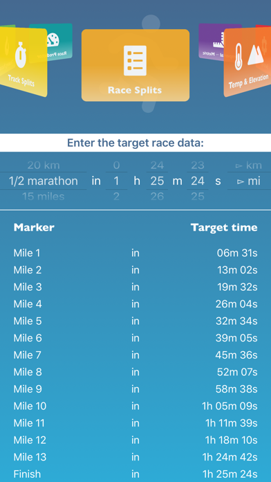 Runner's Tools Screenshot