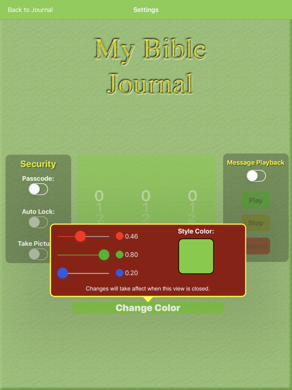 Screenshot #6 pour My Bible Journal