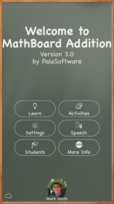 MathBoard Addition Screenshot
