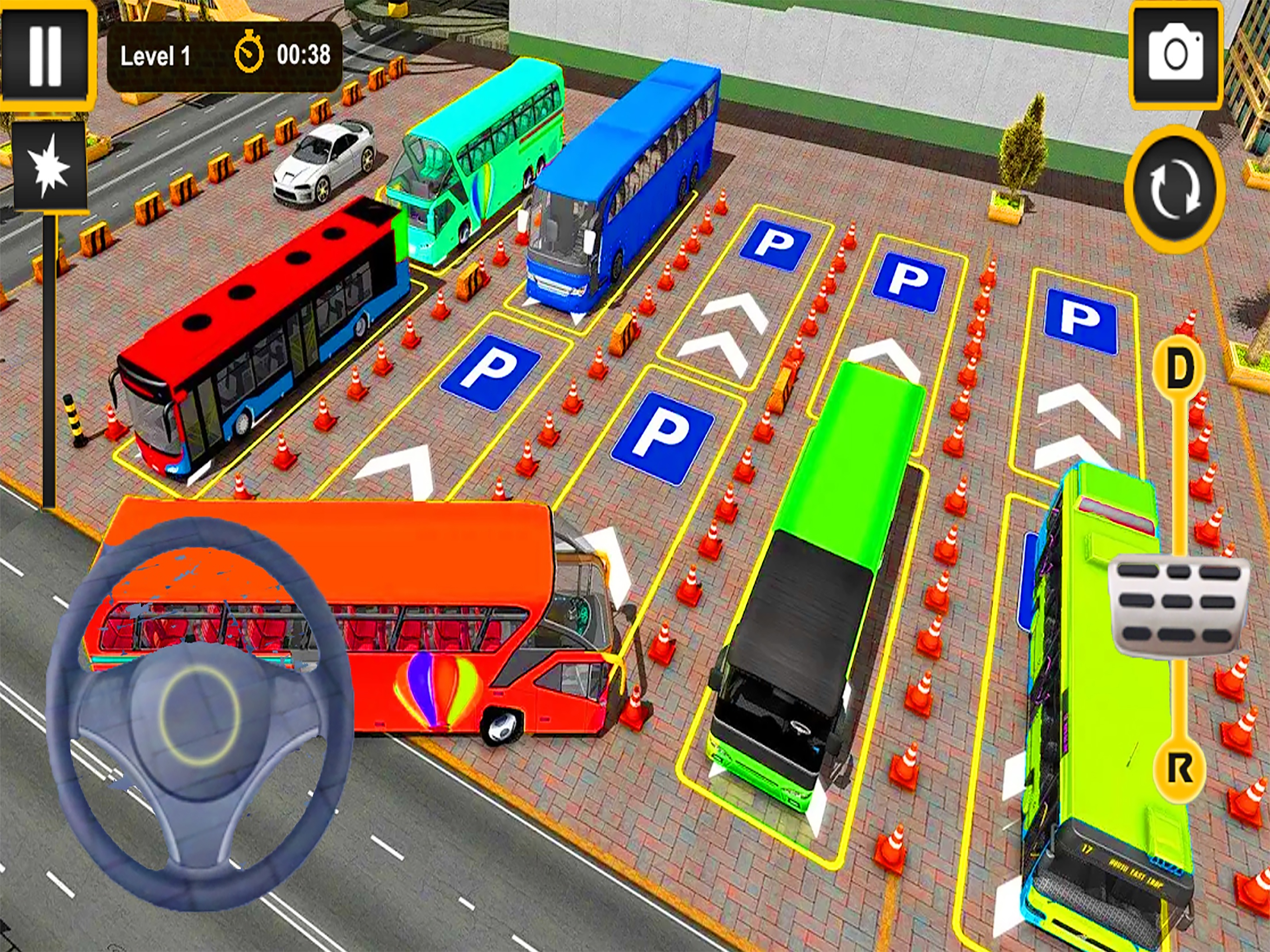 Coach Bus Parking Simulator 3D screenshot 9