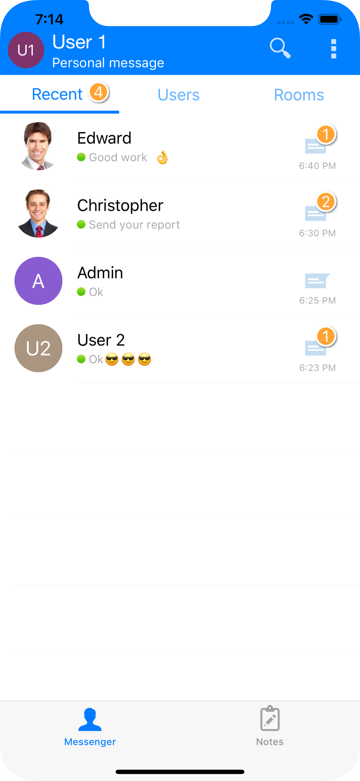 Output Messenger