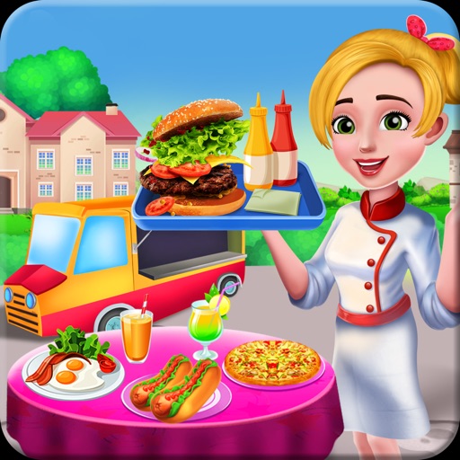 Healthy Food Truck Cooking icon