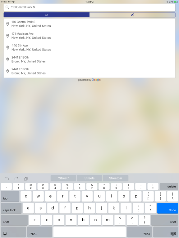 Watson Car Service iPad screenshot 4 - Travel app