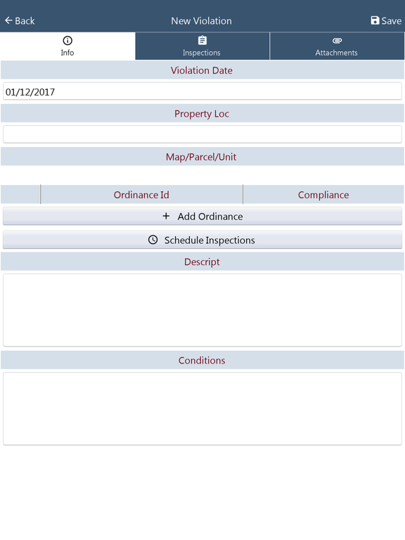 Screenshot #5 pour MCSJ Inspection Management