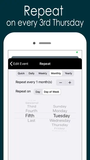 Captura de pantalla de Calendario Awesome en iPhone 8