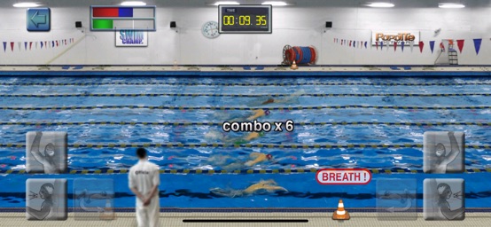 Screenshot of SwimChamp