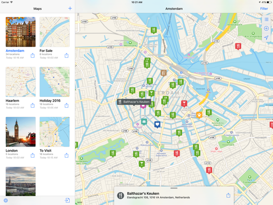 Screenshot #4 pour Map Locations