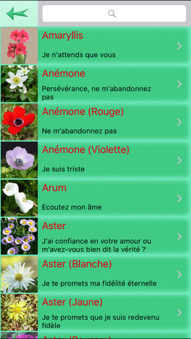 Screenshot #2 pour Le langage des Fleurs