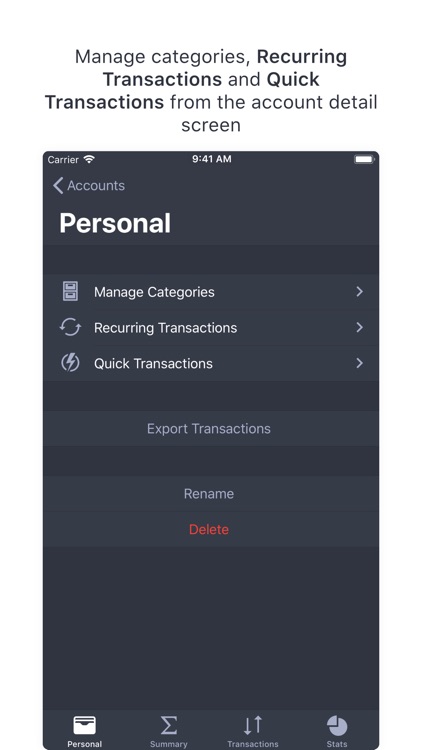 Finances - Money Tracker screenshot-1